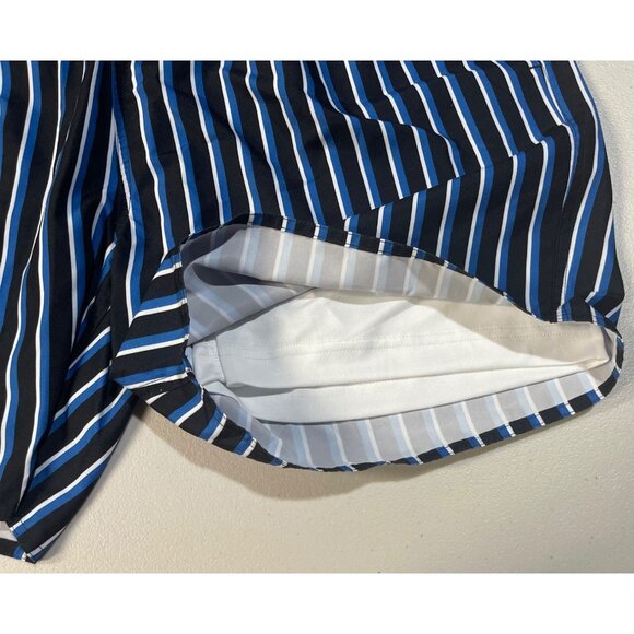 Arizona Jean Co Mens XXL Striped Swim Trunks With Elastic Waistband & Drawstring - Picture 3 of 11